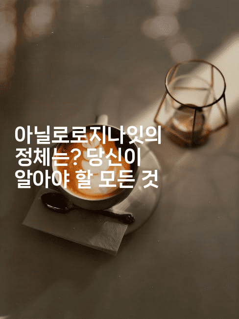 아닐로로지나잇의 정체는? 당신이 알아야 할 모든 것-바람뿌