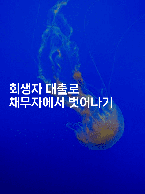 회생자 대출로 채무자에서 벗어나기