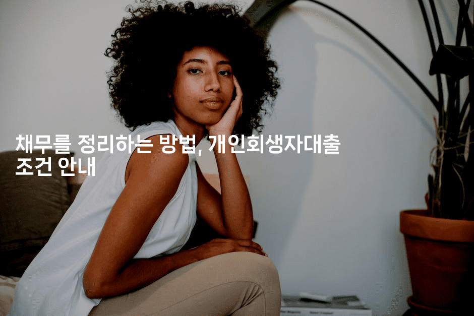 채무를 정리하는 방법, 개인회생자대출 조건 안내-바람뿌