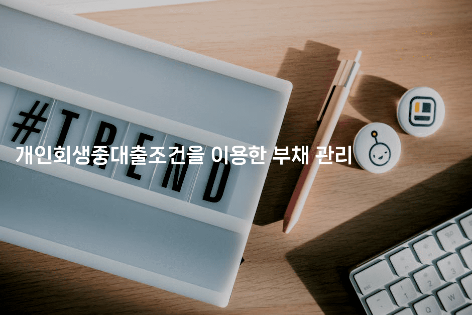 개인회생중대출조건을 이용한 부채 관리-바람뿌