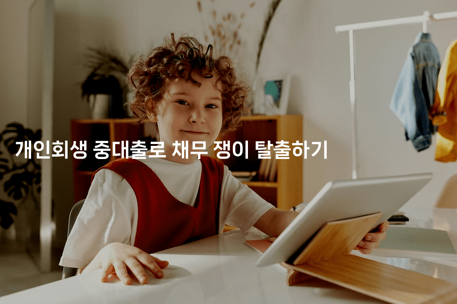 개인회생 중대출로 채무 쟁이 탈출하기-바람뿌